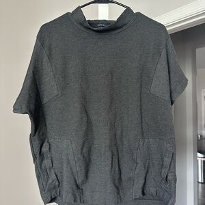 Lafayette 148 Dark Gray Top